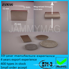 N35 Zinküberzug Neodym-Blockmagnet